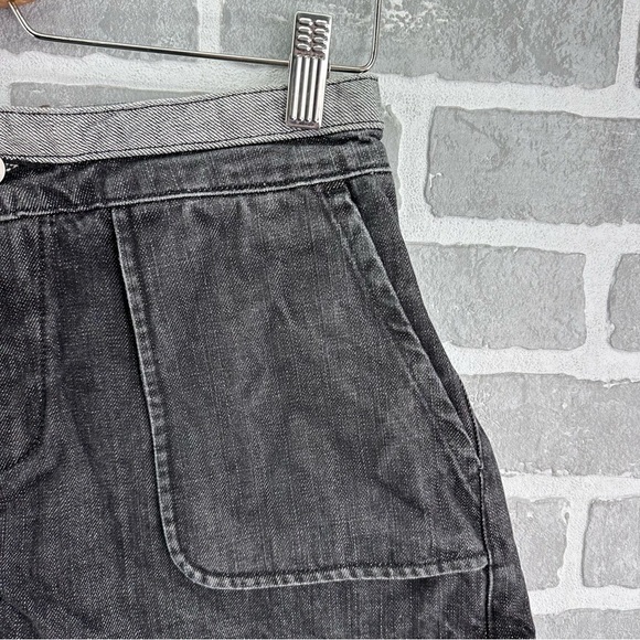 Opening Ceremony Black Denim Shorts Size 4 - Picture 6 of 10